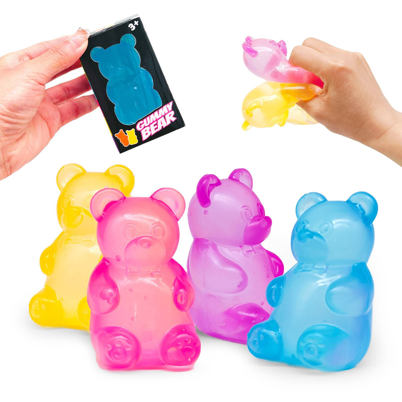 Gummy Bear - Sensory Fidget Toy With Jelly-Like Filling - 3.1" Tall Can Relieve Anxiety, Suitable For Children With Anxiety And Autism And Adults_voghion.com