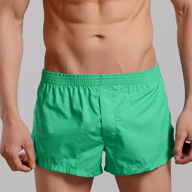 Erkek Pamuklu Boxer Şort - %100 Nefes Alabilen Yumuşak İç Çamaşırı, Orta Bel Rahat Kesim, Düz Renk Trend Boxer Şort (Birden Fazla Renk/Beden Seçeneği)_voghion.com