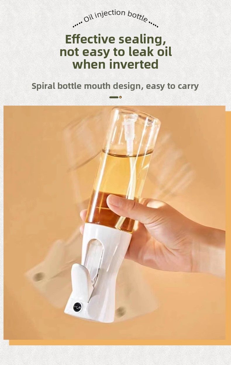 Ölsprühflasche Sprühtyp Haushaltsküchenspray Olivenöl BBQ Kontrolle Fettreduzierung Glasölsprühtopf_voghion.com