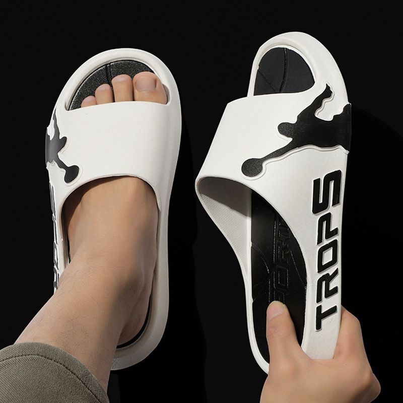 Summer Men, With A High-end Feel Thick Bottom, Suitable Non Slip Indoor Bathroom And Use. Men's Cool Slippers For_voghion.com