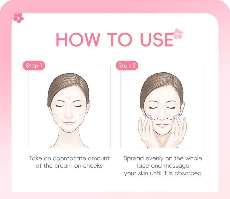 LAIKOU Japanese Sakura Moisturizing Essence Cream 30g Hydrating Care Face Moisturizer Cream_voghion.com