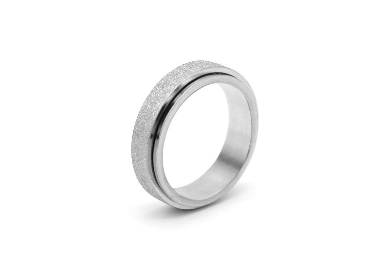 Hot sales Anxiety Stainless Steel Ring Women Men Moon Fidgets Spinner Rings Trendy Rotate Freely Spinning Anti Stress Accessories_voghion.com