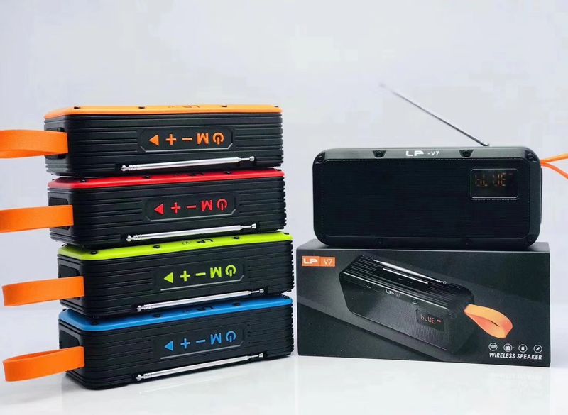 New hot selling LP-V7 outdoor portable radio, Bluetooth speaker, plug-in car subwoofer_voghion.com