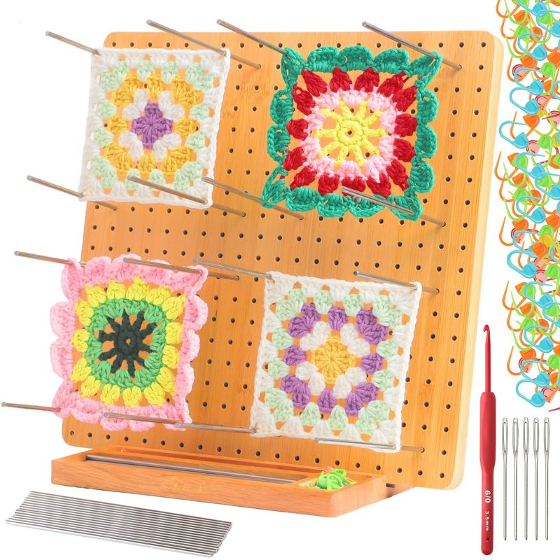 Cross-border special bamboo wool crochet board handmade tool shaper wholesale household bamboo crochet board_voghion.com