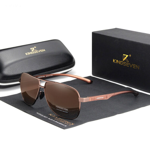 KINGSEVEN Herren Polarisierte Sonnenbrille Aluminiumlegierung Neue Sonnenbrille Fahren_voghion.com
