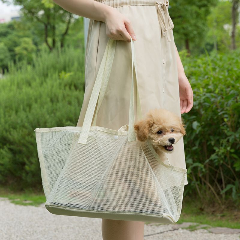 Sac à bandoulière portable et respirant pour animal de compagnie, résistant aux rayures et aux chatons_voghion.com
