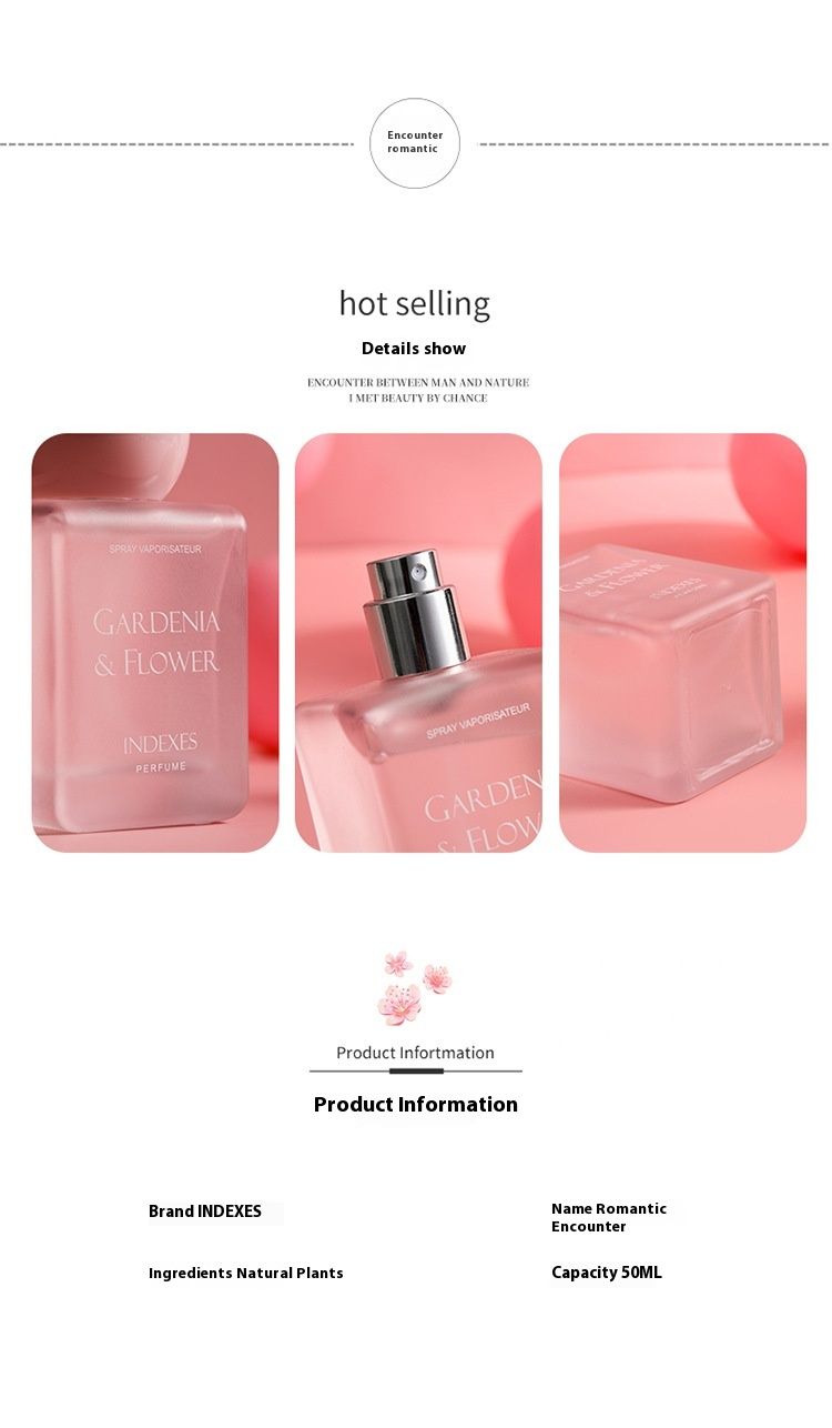New Perfume INDEXES Index Women's Perfume Pink Romantic Encounter Fresh Tea Student Affordable Small Perfume_voghion.com