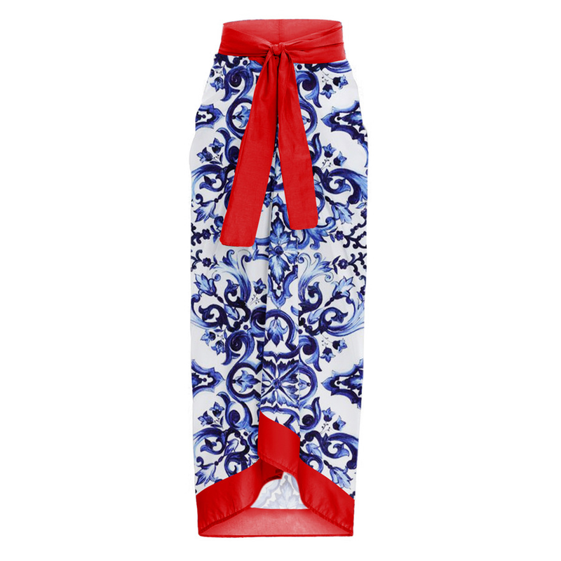 Conjunto de traje de baño de una pieza con estilo para vacaciones en la playa para mujer_voghion.com