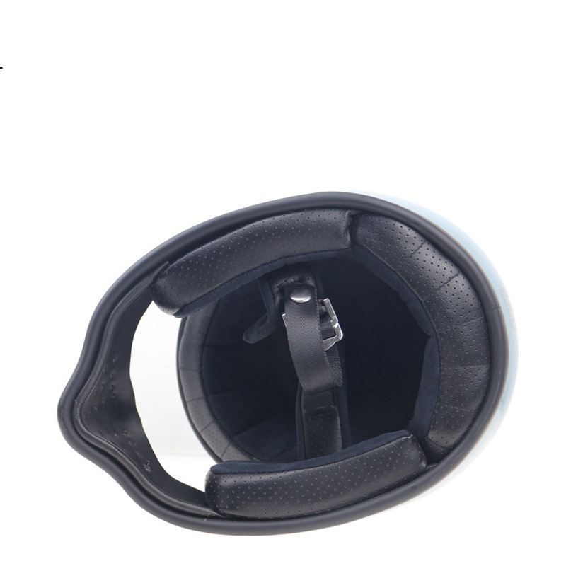 Kask motocyklowy FRP ręcznie robiony, klasyczny, pełny kask_voghion.com