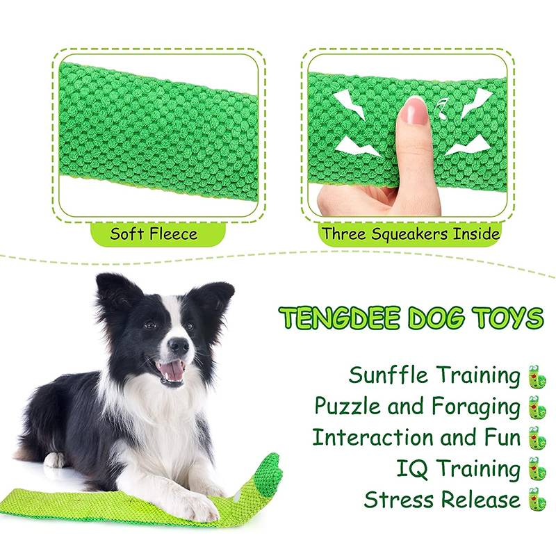 Forrageamento Instinct Treinamento Squeak Dog Toys_voghion.com