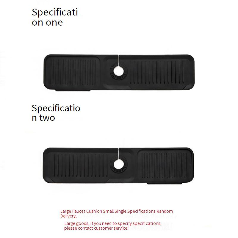 Extra Long Silicone Drying Mat Non Slip Kitchen Bathroom Sink Drip Tray For Dishes Soap Sponges_voghion.com