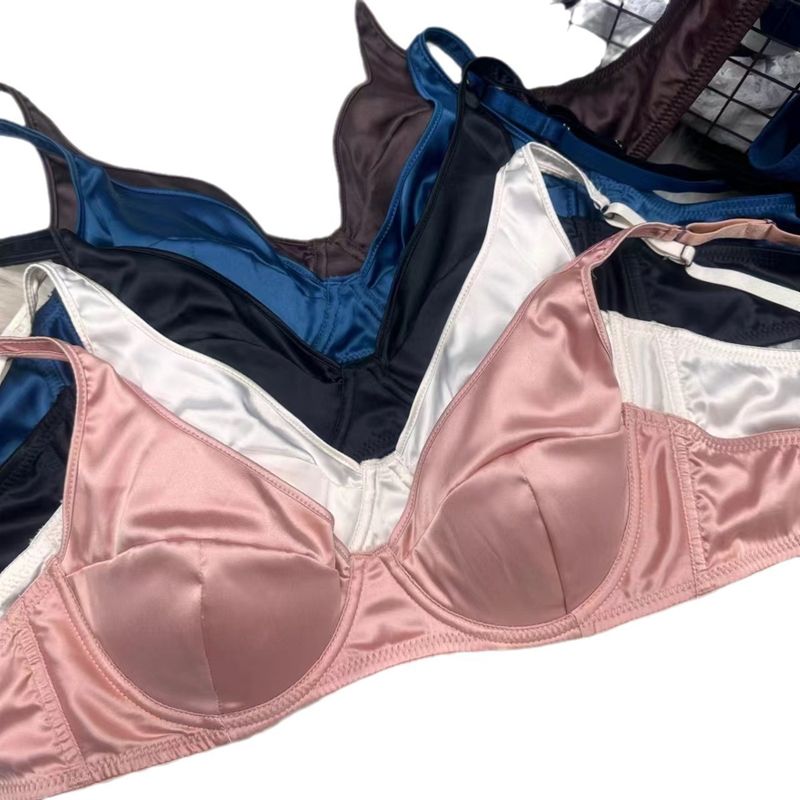 Women's Intimates Push Up Bra Set Underwear Thin Style Comfortable Seamless Large Breasts Small Anti Sagging Side Breast Bra_voghion.com