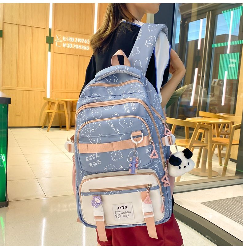 2024 New Space Crowd College Style Backpack, Junior and Senior High School Student Casual Backpack_voghion.com