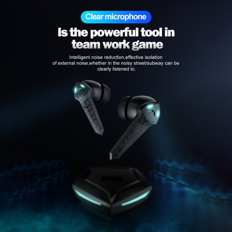 1 pár sluchátek P36 s ultra cool světly, HiFi zvukový efekt, hraní her, bezdrátová sluchátka do uší, Bluetooth 5.1, reproduktor_voghion.com