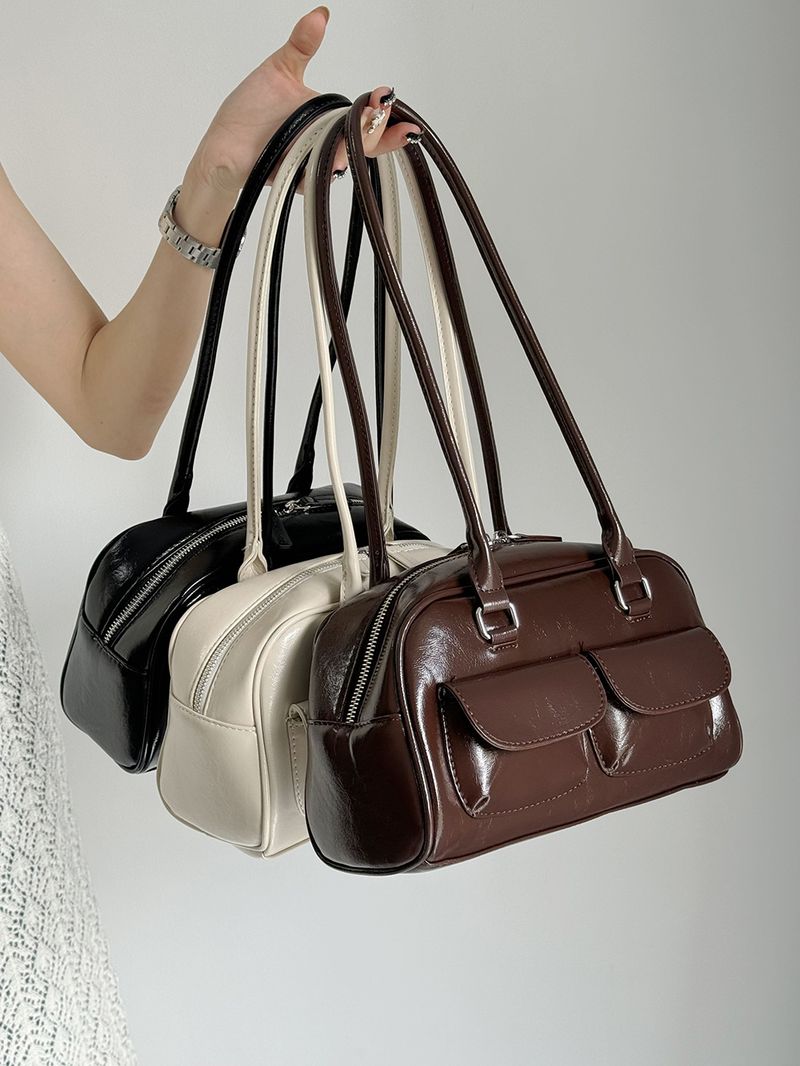 Nova bolsa de boliche coreana nicho axila grande capacidade pequeno bolso design bolsa para mulheres_voghion.com