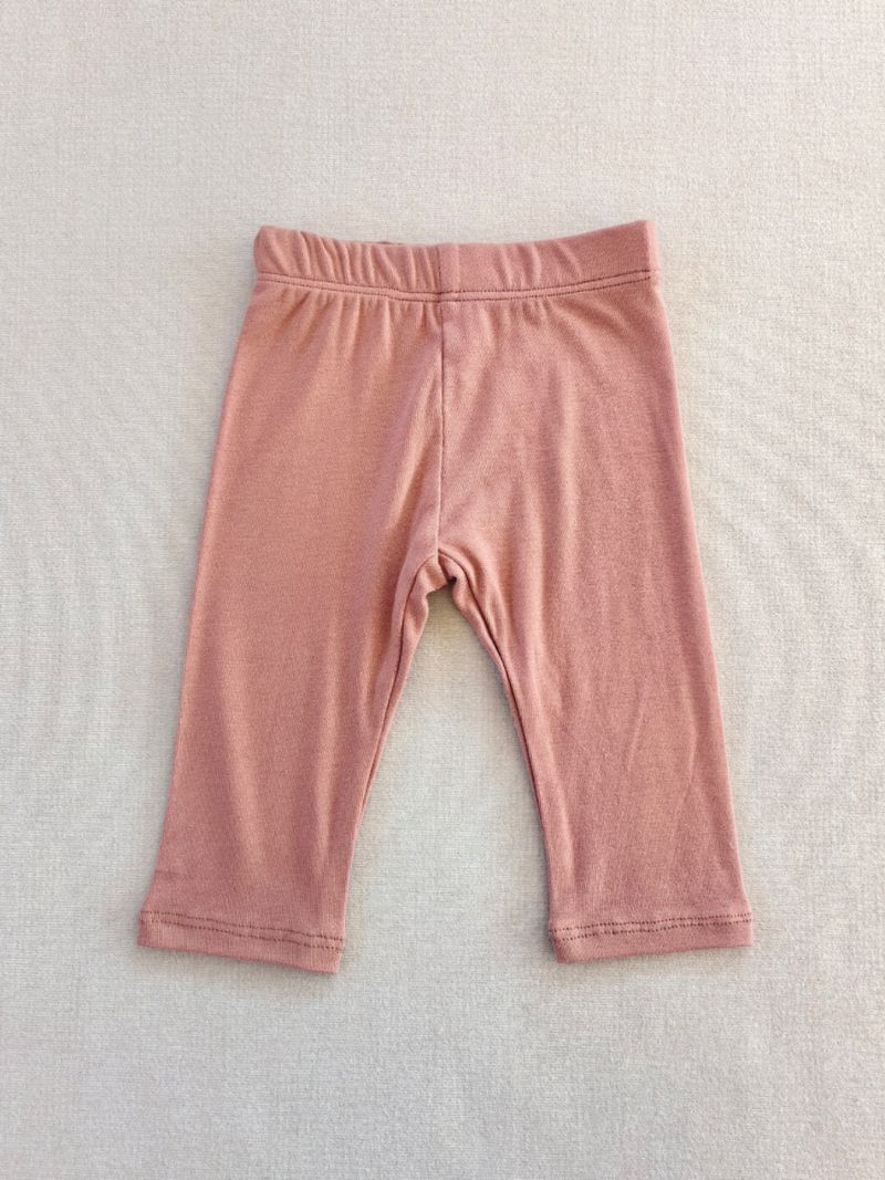 Koreansk stil forår og sommer baby tynde cropped leggings til mænd og kvinder Baomodal bløde, højelastiske ensfarvede slim-fit bukser_voghion.com