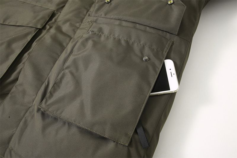 Robuste Winter-Steppjacke für Damen und Herren – Russischer Bestseller (L-XXXXL, Schwarz/Armeegrün/Khaki, mit/ohne Pelzbesatz)_voghion.com