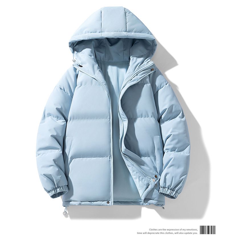 Herren Daunen Baumwolle Winter Neue Lose Warme Paar Mantel Trendy Verdickte Kapuze Puffer Jacke_voghion.com