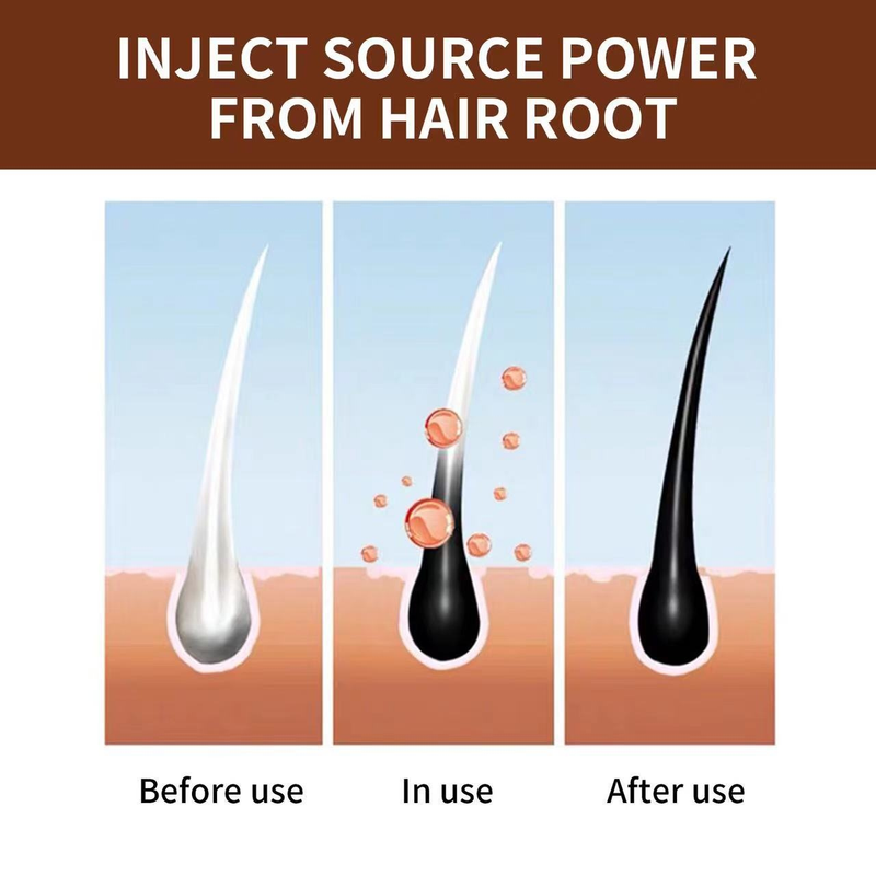 SOL LORA Polygonum Multiflorum Shampoo essay Natuurlijk Zwart Haar Verzachtend en Hydraterend_voghion.com