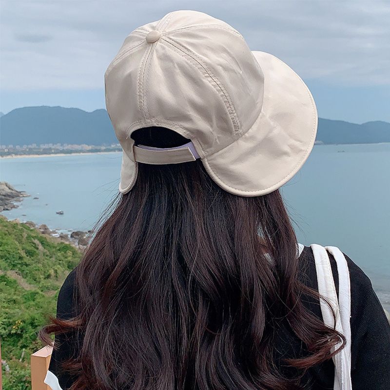 Chapeaux d'été pour femmes, casquette de Baseball pliable, Large bord, protection solaire, casquettes de plage, chapeau seau décontracté pour l'extérieur_voghion.com