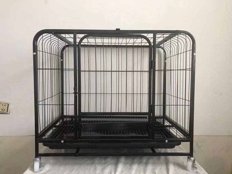 Square Tube Dog Medium And Large Thickened Iron For Small Teddy Dogs, Pet Cage_voghion.com