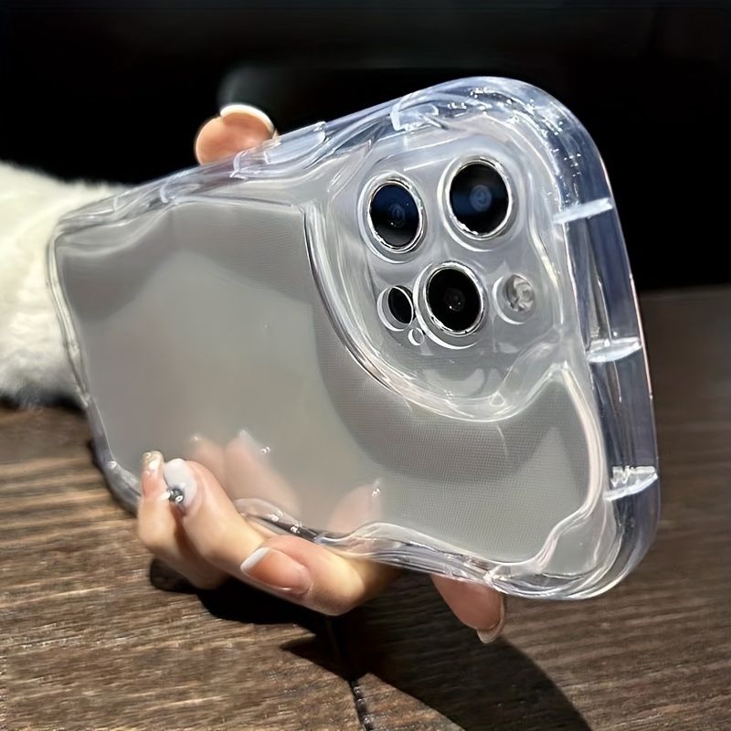 Protective Phone Case With A Clear And Flexible Design For IPhone 12/13/14/15 Pro Max, Providing Protective Functionality._voghion.com