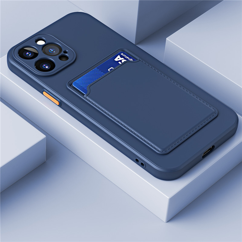 Luksusa karšu slota somas turētāja tālruņa futrālis iPhone 15 14 13 12 11 Pro Max 13Mini 15Plus XS XR XSMAX 7 8 6 Plus SE2022 TPU maka mīksts triecienizturīgs vāciņš_voghion.com
