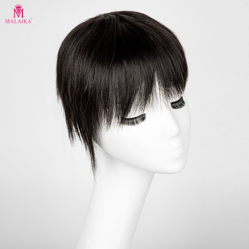 MALAIKA Toppers per capelli umani per donne Sottili in Toppers con frangia Frangia per capelli lisci Parrucchino per donna_voghion.com