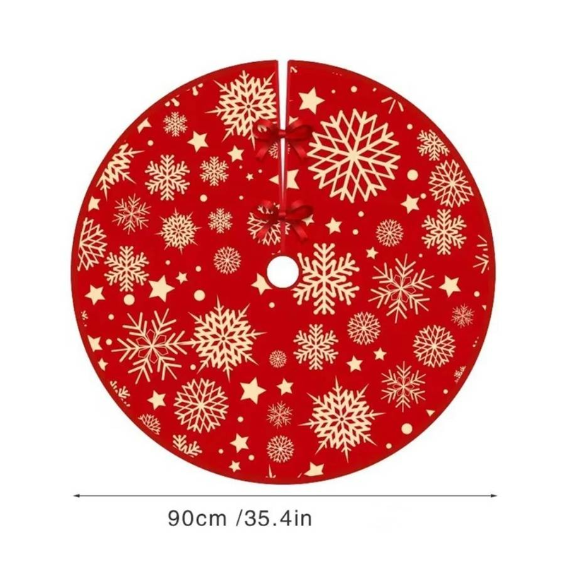 1 stück Weihnachtsbaum Rock Weihnachtsteppich Dekoration Einkaufszentrum Schaufenster Weihnachtsbaum Bodenschürze kreative niedliche Atmosphäre Dekoration_voghion.com