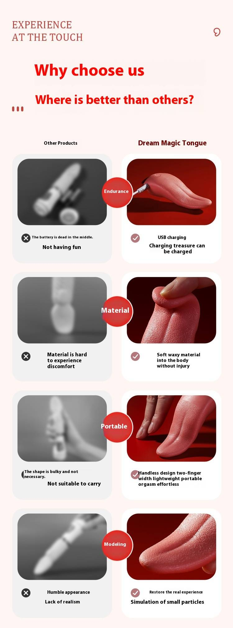 Tongue Vibrator Tongue AV Vibrator Heating Female Adult Sex Toy Simulation Vibrator_voghion.com