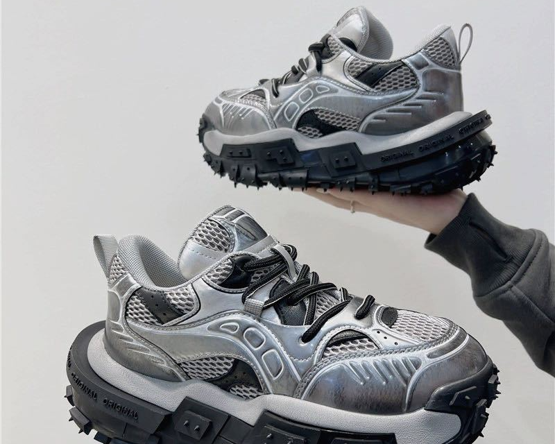 Mode Marke Neue Reifen Unten Farbe Passenden Alten Retro Dicken Boden Casual Schuhe herren Schuhe Casual Schuhe_voghion.com