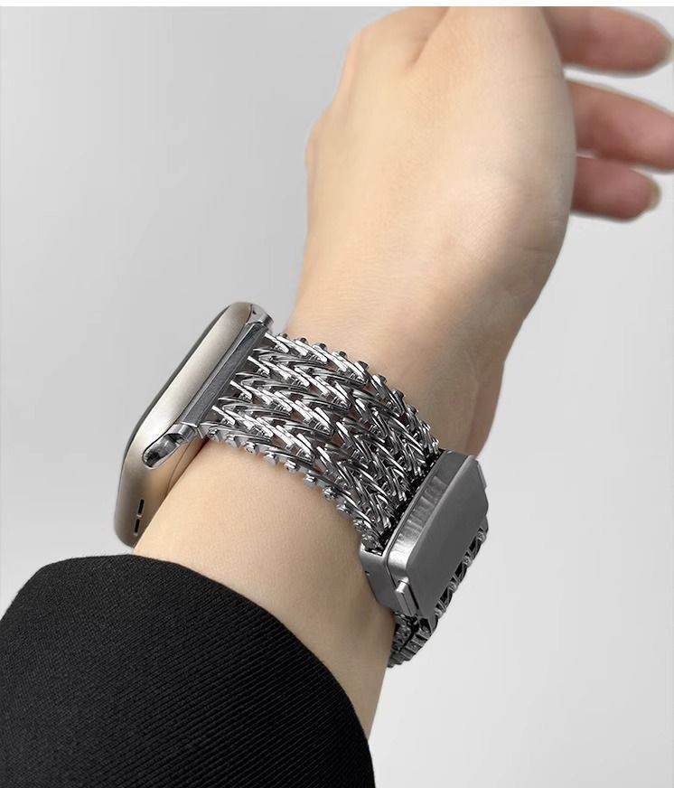 The New Magnetic Clasp Is Compatible With The Apple IWatch Model S10 Strap And Is Made Of Stainless Steel._voghion.com