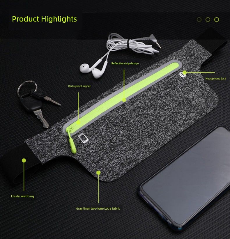 Riñonera deportiva multifuncional para hombre y mujer, novedad de 2025, para fitness, running, teléfono móvil, informal, ajustada._voghion.com