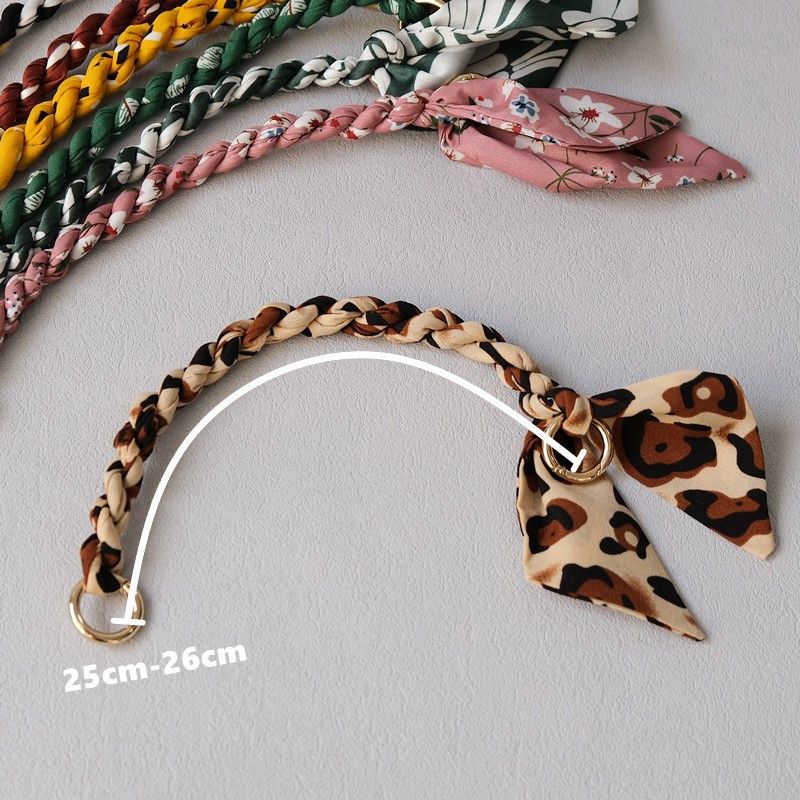 Bufanda de seda versátil para mujer, nueva y a la moda, para primavera y verano, con correa para bolso, accesorios para teléfono móvil_voghion.com