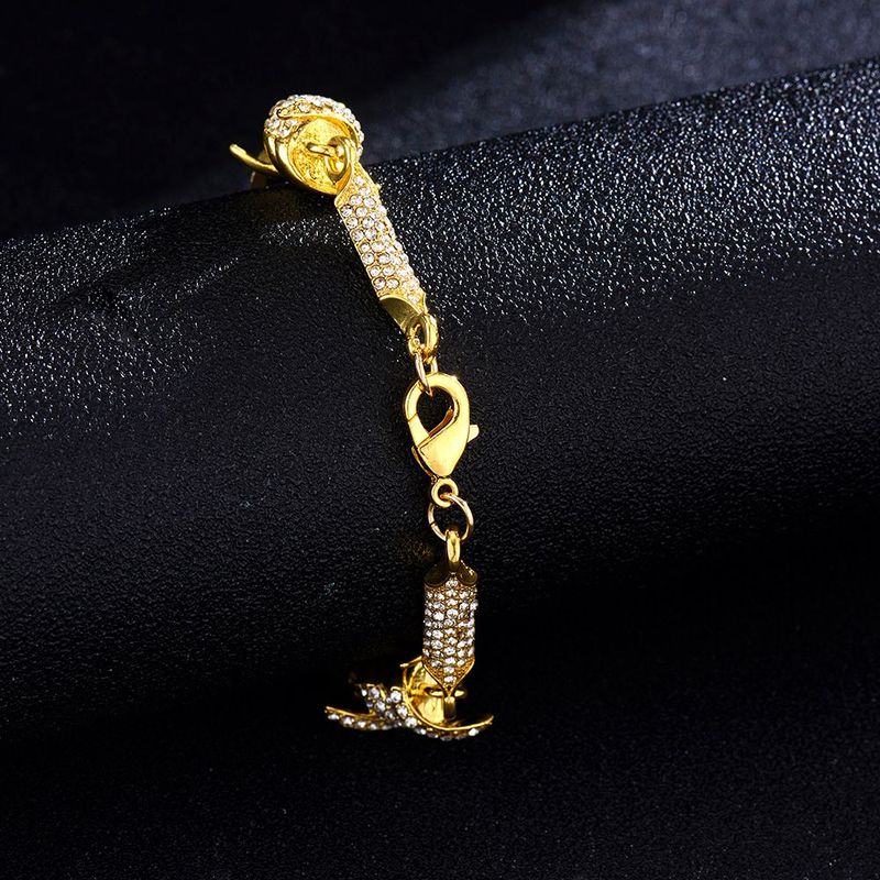 American Style New Full Diamond Wire Necklace 3D Stereo Hip Hop Micro Pave Cuban 18inch Infinity Chain_voghion.com