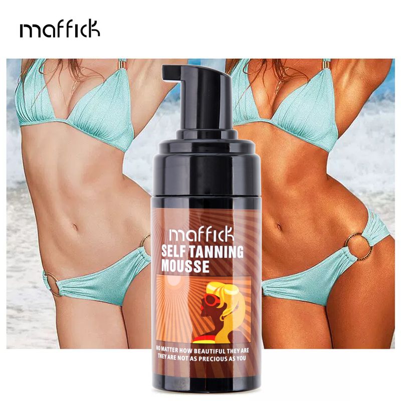Scrub e trattamenti per il corpo Maffick Tanning Mousse Bubble Bronze Sun Free Sunbathing Sun Boosting Spot_voghion.com