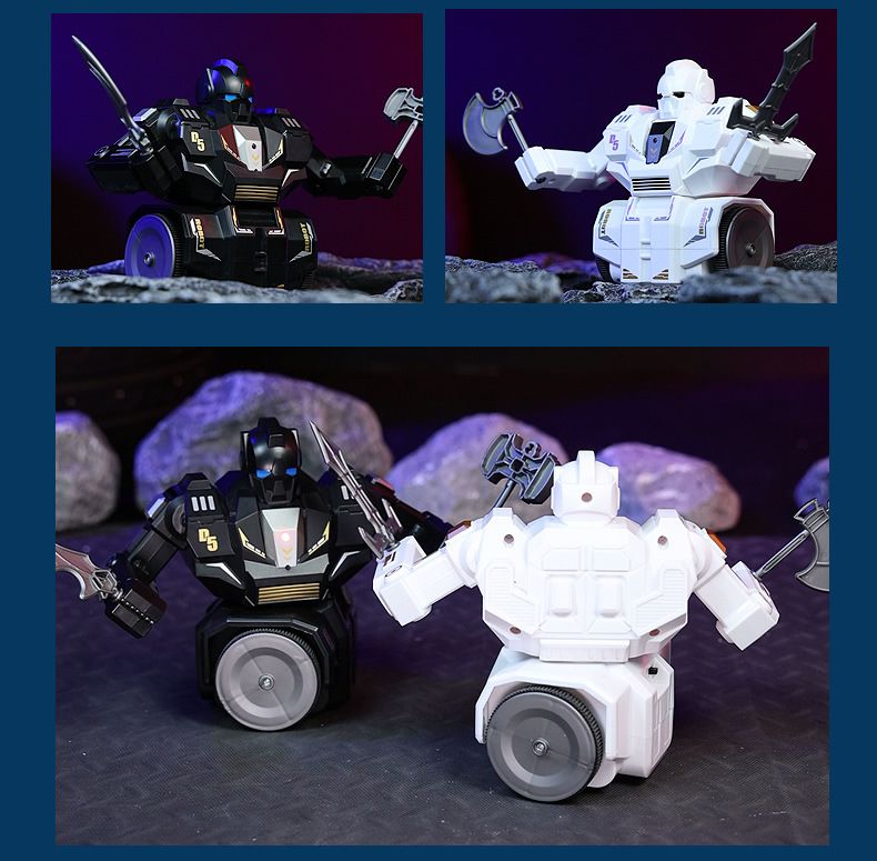Inteligentny robot bojowy 2.4G Boks Obrotowa zabawka zdalnie sterowana dla dzieci_voghion.com