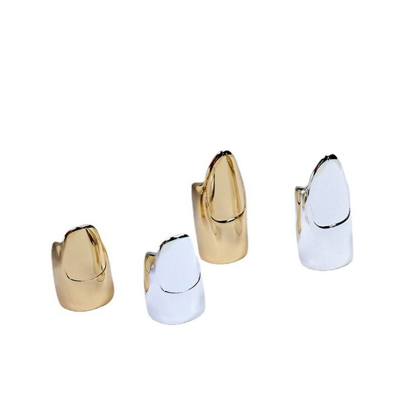 Protezioni punk e per le dita, anelli artificiali, gioielli, regali, anelli per unghie in metallo gotico alla moda_voghion.com