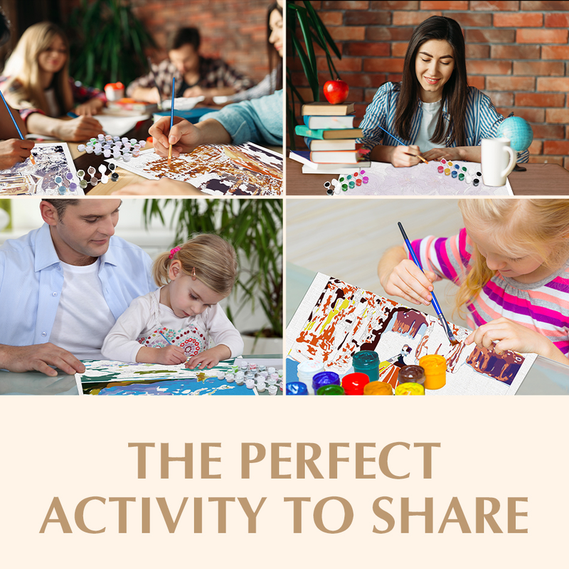 PhotoCustom 40×50CM Oil Picture By Numbers Hand Painting Decorative Paintings Auroral Scenery Home Decor Personalized Gift_voghion.com