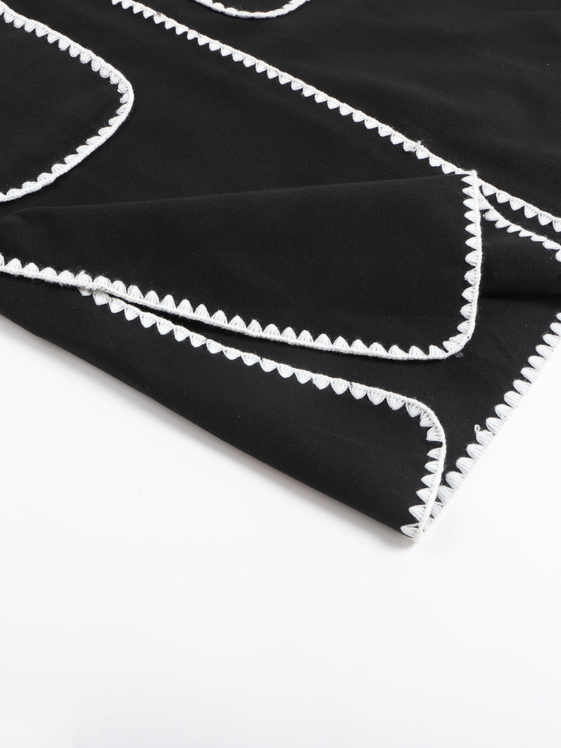Women's new autumn and winter women's double-sided woolen long-sleeved scarf tassel long top windbreaker jacket_voghion.com