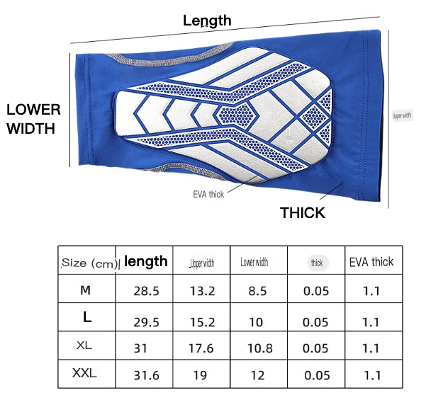 Outdoor Lafen Fussball Basketball verdickte Sport Anti-Kollisioun Kallef breathable rutschfest fixe Schutzdeckel Schutzausrüstung_voghion.com