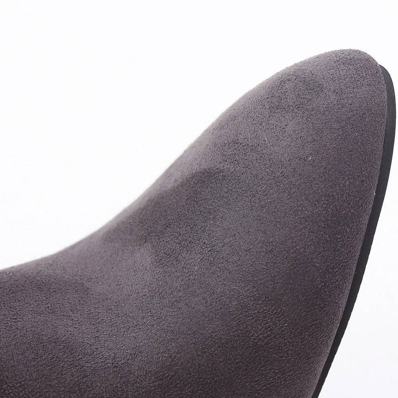 Fashion Over The Knee Women Boots Stretch Fabrics High Heel Slip On Shoes Pointed Toe Woman Long Boots Size Plus Size S015_voghion.com