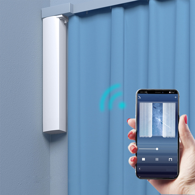 Zigbee WiFi Tuya Smart Curtain Motor Mobile Phone APP Xiaodu Voice Control Curtain_voghion.com