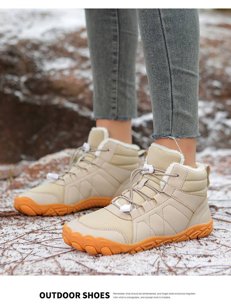 Outdoor Hiking And Mountaineering Cotton Shoes, Men's And Women's Snow Boots, Work Boots_voghion.com