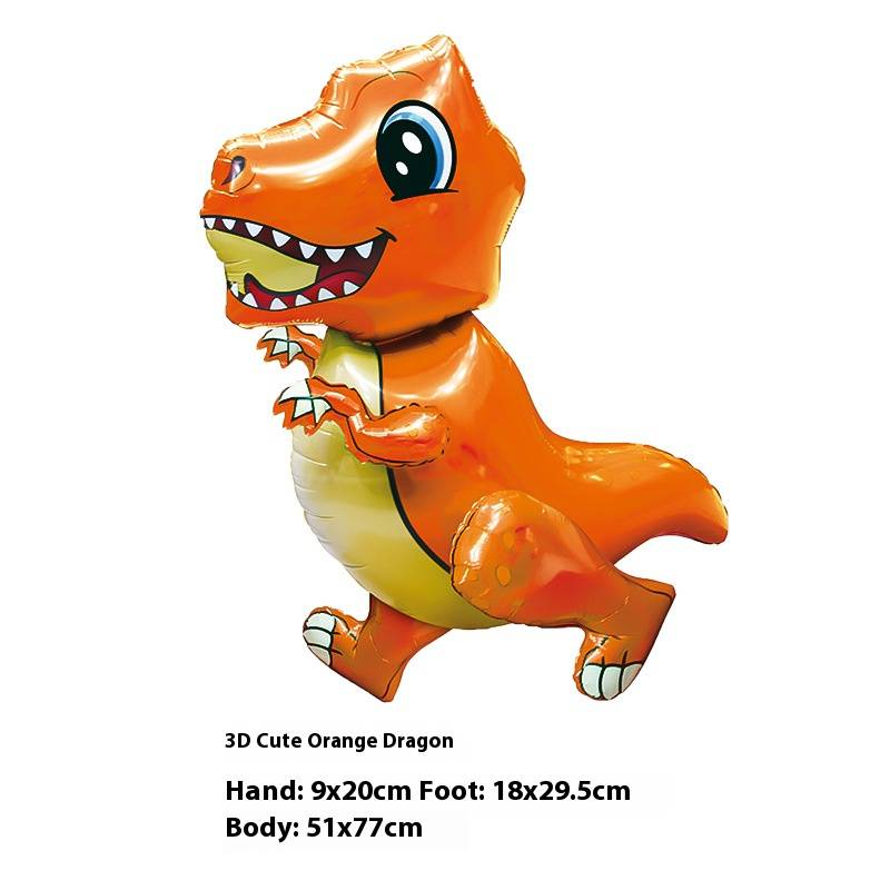 Jurassic Dinosaur Foil Balloons Set - 30 Styles Including T-Rex, Velociraptor & Brachiosaurus_voghion.com
