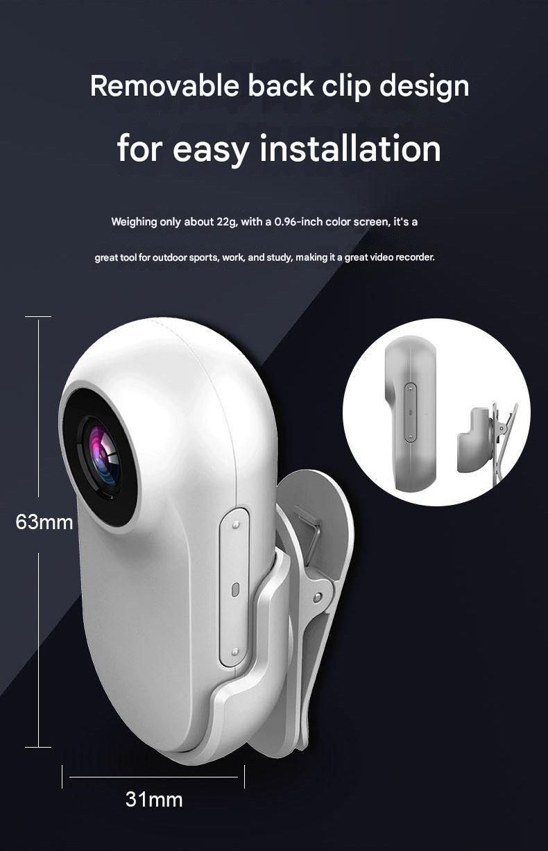 Pet Recorder, Thumb Pet Camera, HD Cat And Dog Perspective Camera, Collar Pet Camera_voghion.com