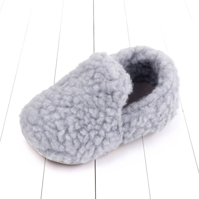 Scarpe da bambino autunno e inverno scarpe da bambino foderate in pile suola in gomma morbida antiscivolo scarpe da bambino scarpe di cotone scarpe da bambino all'ingrosso 2706_voghion.com