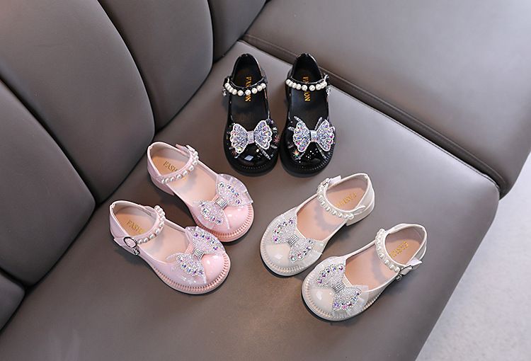 Neu Dame Baby Mädchen Mädchen Prinzessin Diamant Einzelnen Schuh Schuhe Dance_voghion.com