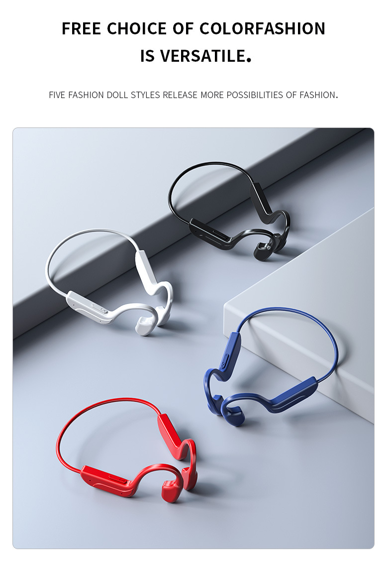 G1 Private Model Wireless Bluetooth Headset Bone Conduction Sports Running Ear-mounted Bone Conduction Bluetooth Headset_voghion.com