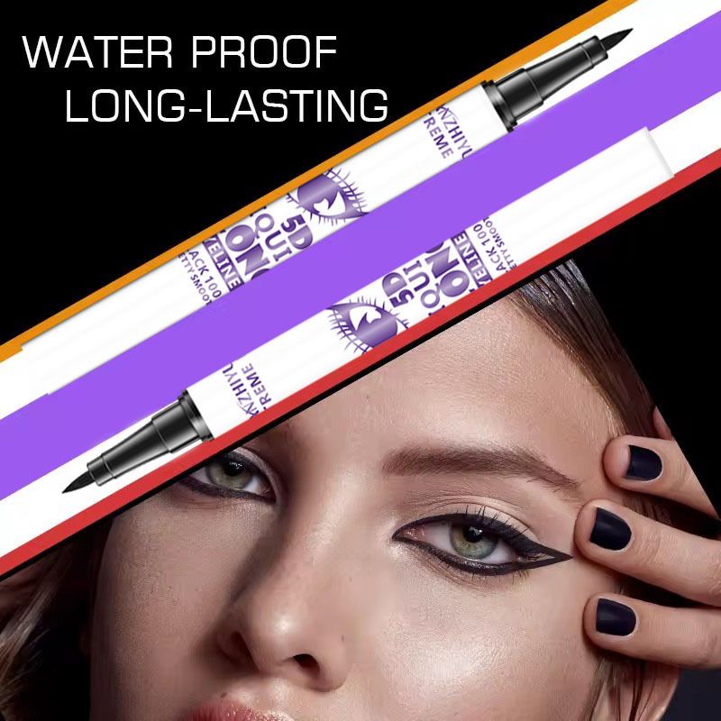 Explosive Eyeliner Waterproof, quick-drying, oil-resistant, non-smilling, long-lasting ultra-fine black liquid Eyeliner Liquid Eyeliner_voghion.com